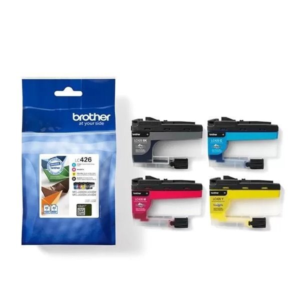 Pack 4 tinteiros originais Brother LC426 (LC426VAL)