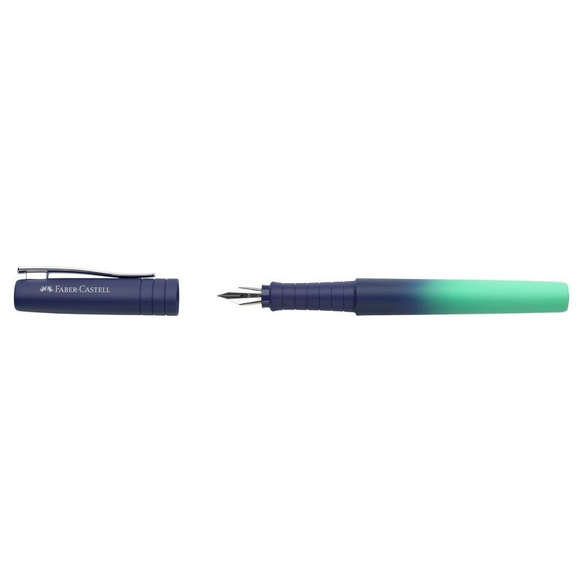 Caneta Faber-Castell Poly Ball Flow Edition Buzzing Blue - Azul/Turquesa