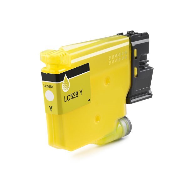 Tinteiro compatível brother lc528xl amarelo tinta pigmentada - lc528xly