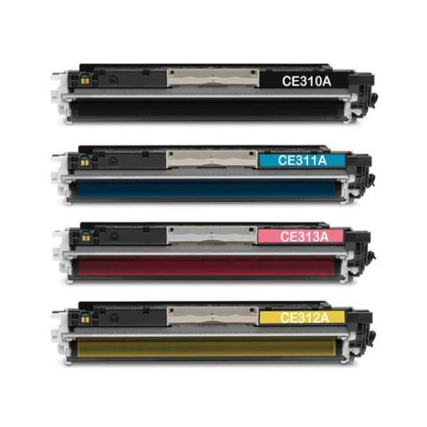 Pack 4 toners compatíveis Hp 126A