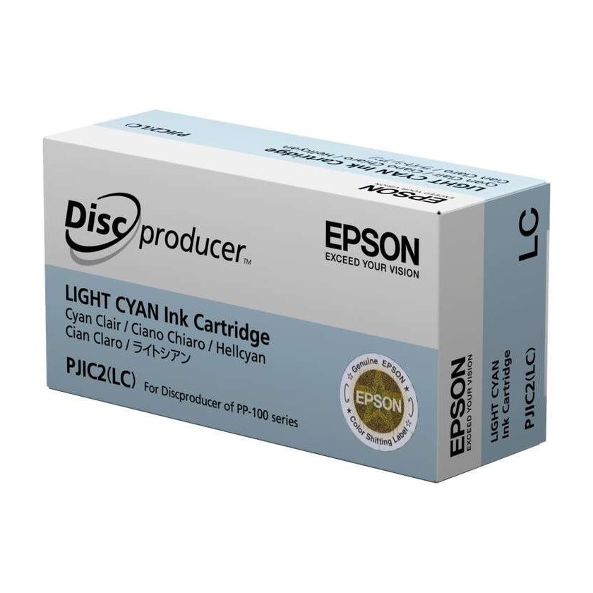Tinteiro original epson pjic2/pjic7 ciano light - c13s020689/c13s020448