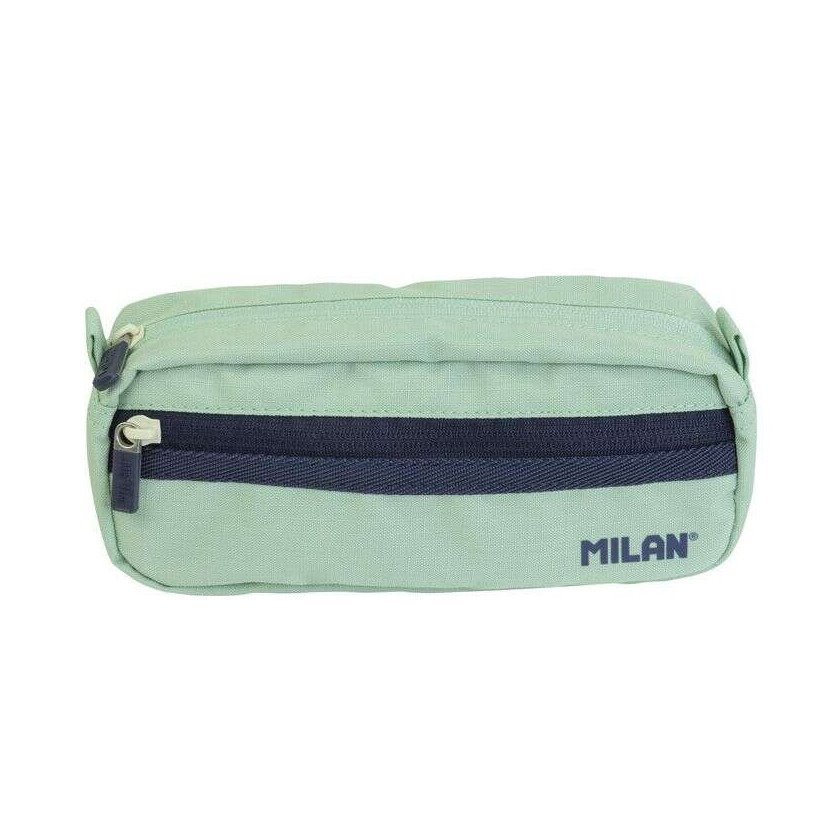 Estojo escolar Milan Serie 1918 - 2 compartimentos / Verde