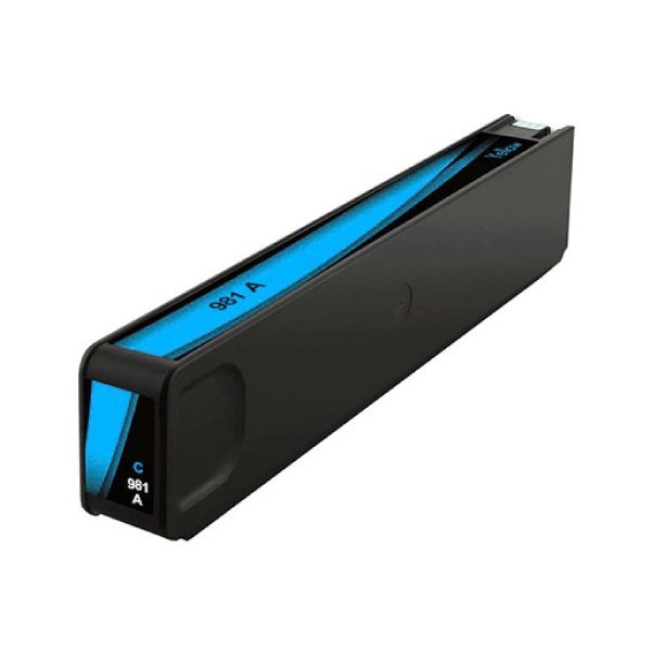 Tinteiro compatível Hp 981a/981x ciano pigmentada j3m68a/l0r09a