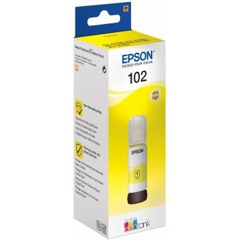 Tinta original EPSON EcoTank 102 amarelo - C13T03R440