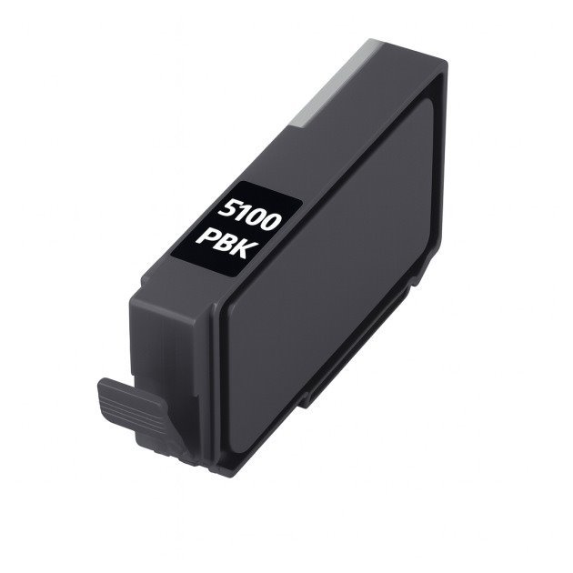Tinteiro compatível canon pfi5100 preto foto pigmentada - pfi5100pbk / 6952c001