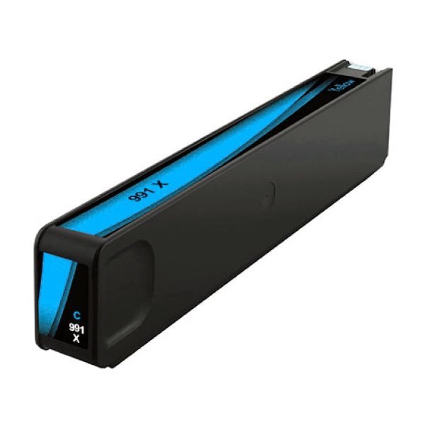Tinteiro compatível Hp 991x/991a ciano pigmentada m0j90ae/m0j74ae