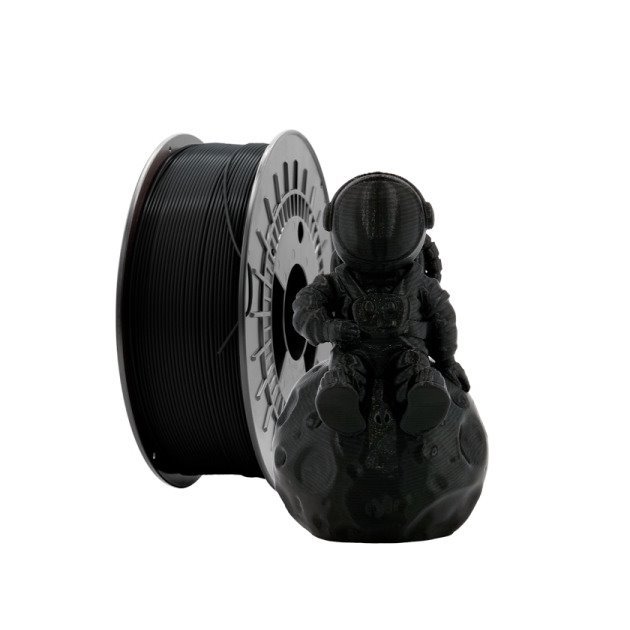 Filamento de impressão 3D PETG 1.75mm bobina 1kg - preto