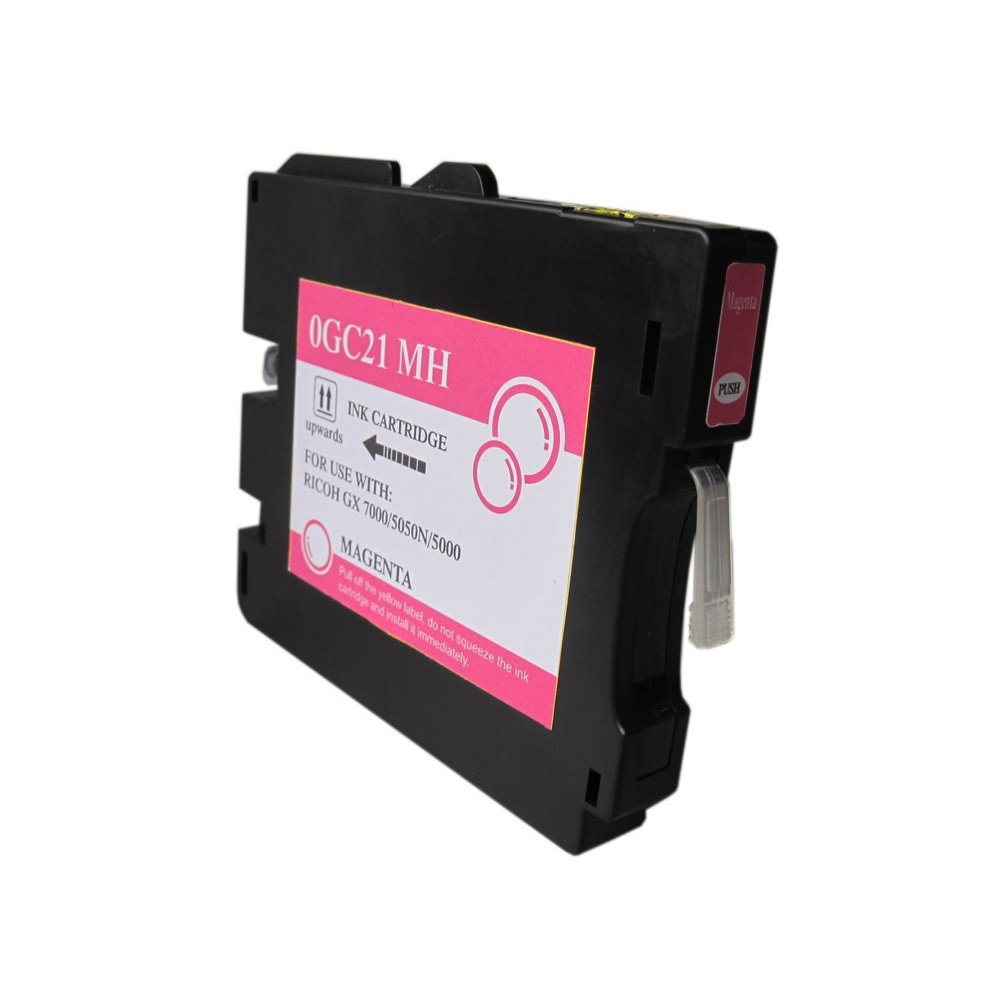 Tinteiro compatível ricoh gc21 magenta tinta de sublimação (405534 / 405538)