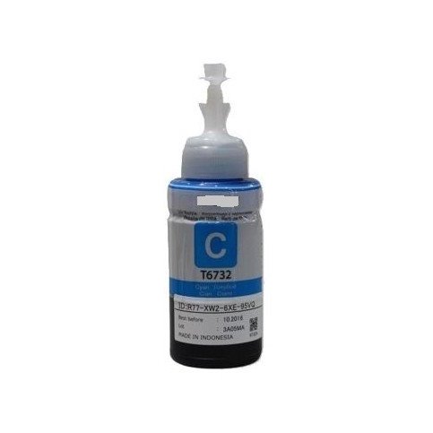 Tinta compatível EPSON EcoTank T6732 ciano 70ml (C13T67324A)