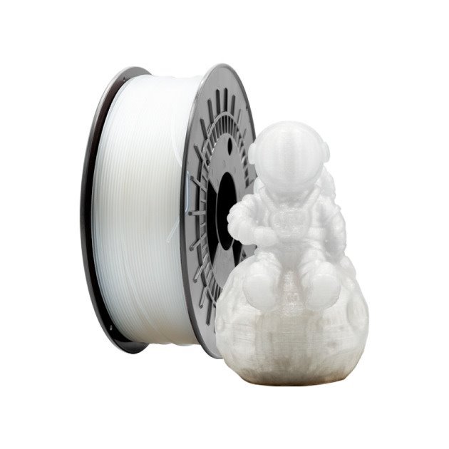 Filamento de impressão 3D PETG 1.75mm bobina 1kg - transparente