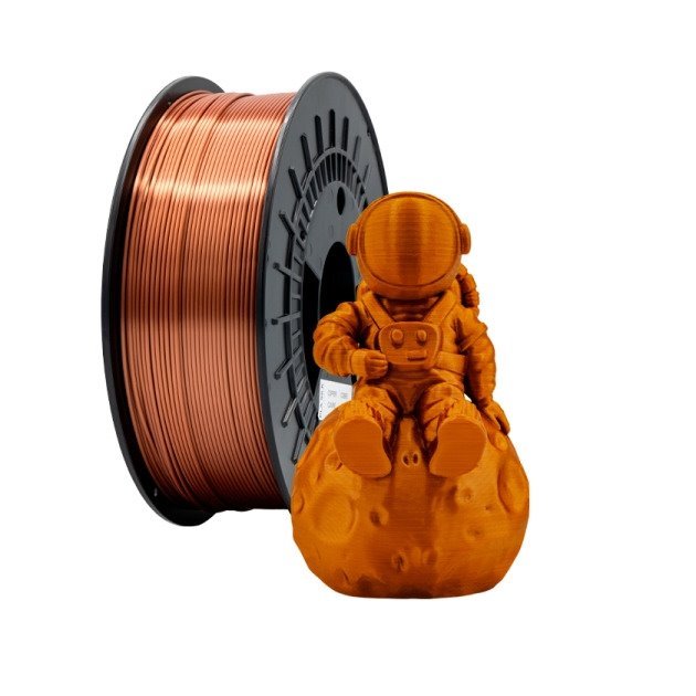 Filamento de impressão 3D PLA SILK 1.75mm bobina 1kg - cobre
