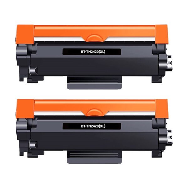Pack 2 Toners compatíveis Brother TN2420 XL preto