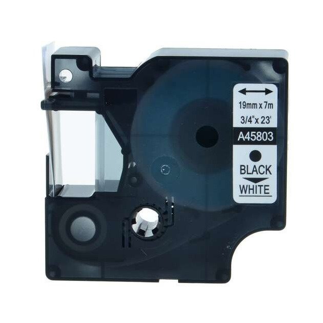 Fita compatível Dymo D1 45803 preto / branco - 12mm x 7m (s0720830)