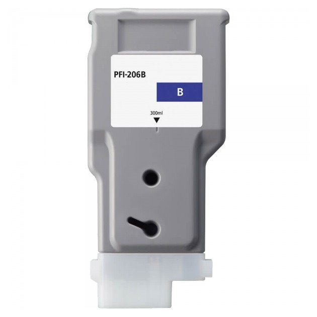 Tinteiro compatível canon pfi206 azul tinta pigmentada - pfi206b / 5311b001
