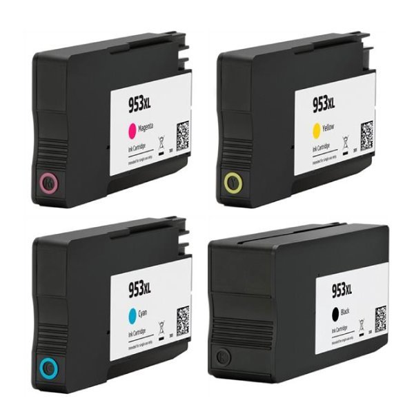 Pack 4 tinteiros compatíveis Hp 953xl - Versão 2020