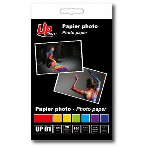 Papel fotográfico jato tinta 10x15 Brilhante (180g / 20 folhas)