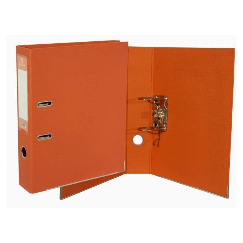 Pasta de arquivo Bismark A-Z PVC A4 - Lombada 75mm / Laranja