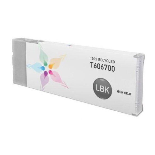 Tinteiro compatível Epson t6067 cinza tinta pigmentada c13t606700