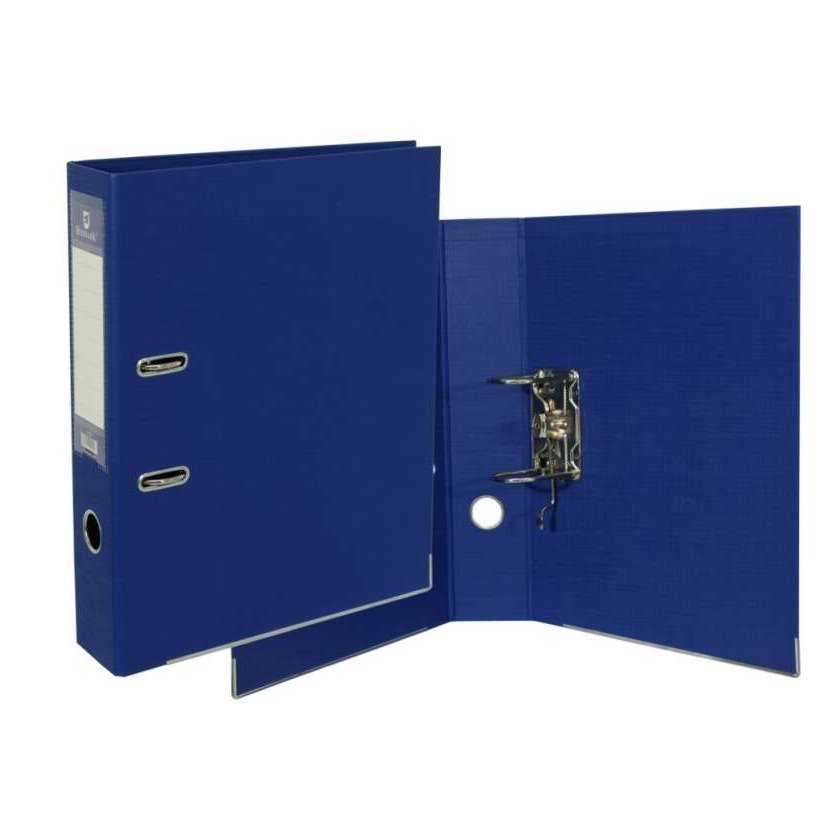 Pasta de arquivo Bismark A-Z PVC A4 - Lombada 75mm / Azul
