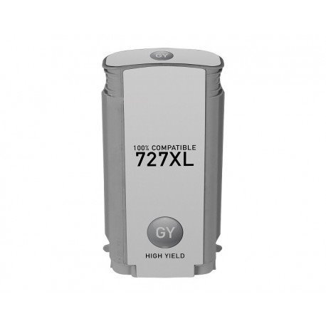 Tinteiro compatível Hp 727 cinza (b3p24a/f9j80a)