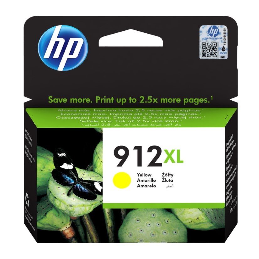 Tinteiro original Hp 912XL amarelo (3YL83AE)