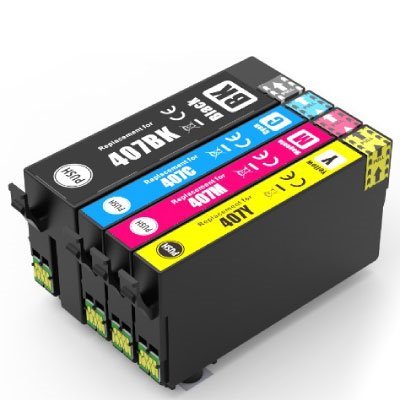 Pack 4 tinteiros compatíveis Epson 407XL