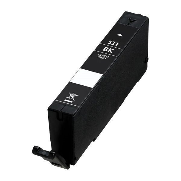 Tinteiro compatível Canon CLI531 preto (6118C001 / CLI531BK)