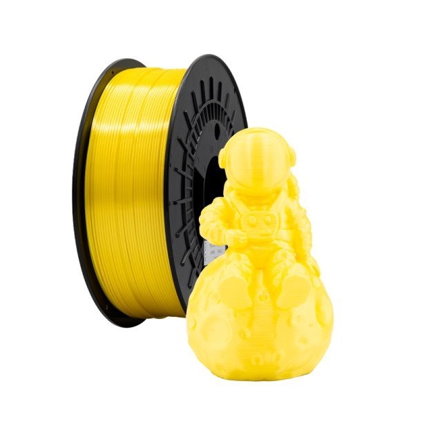 Filamento de impressão 3D PLA Silk 1.75mm bobina 1kg - Amarelo