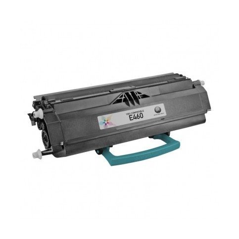 Toner compatível Lexmark e460 preto 15k (E460X11E / E460X31E / X463H11G / X463H21G)