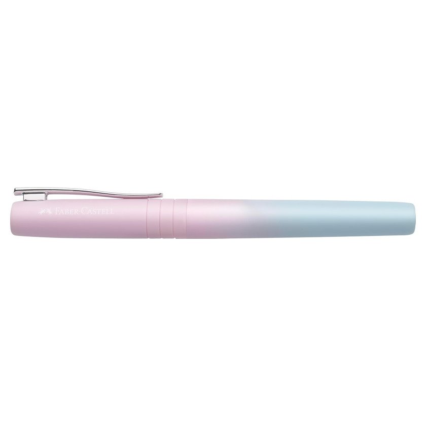 Caneta Faber-Castell Poly Ball Flow Edition Blushing Sky - Rosa/Azul