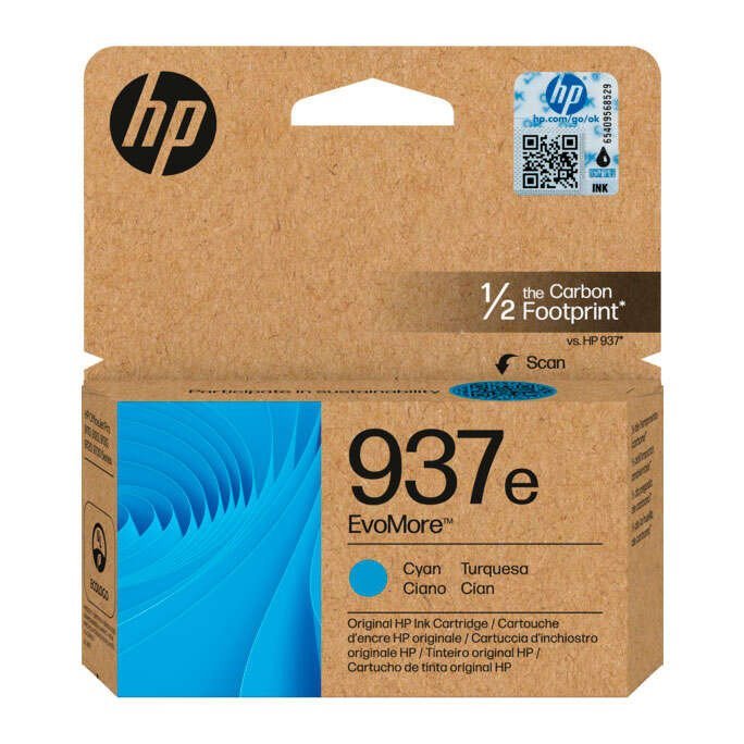Tinteiro original hp 937e ciano - 4s6w6ne