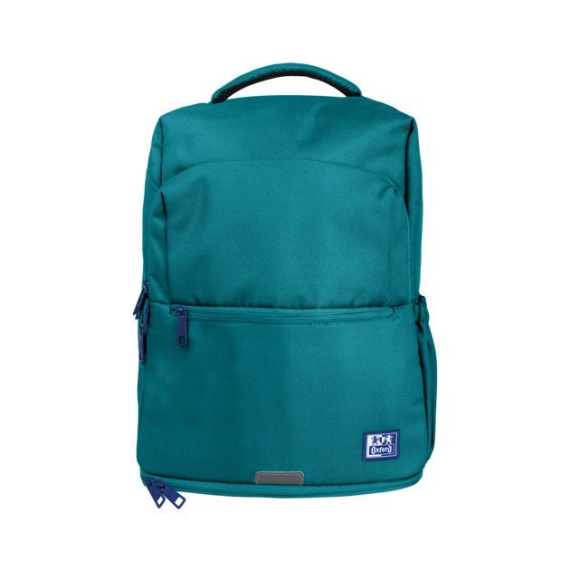 Mochila escolar Oxford B-Out - poliester reciclado / aqua