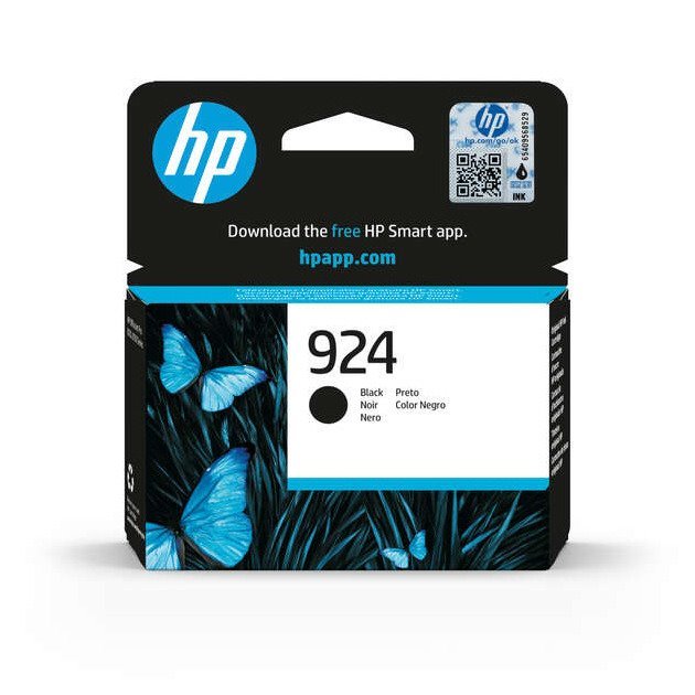 Tinteiro original hp 924 preto - 4k0u6ne