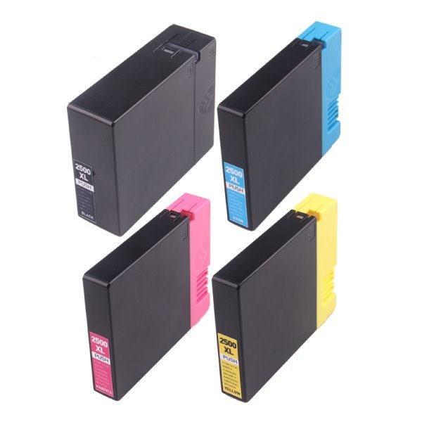 Pack 4 tinteiros compatíveis Canon PGI2500 XL