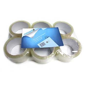 Fita Adesiva PPL transparente 50mmx66m - 6 rolos