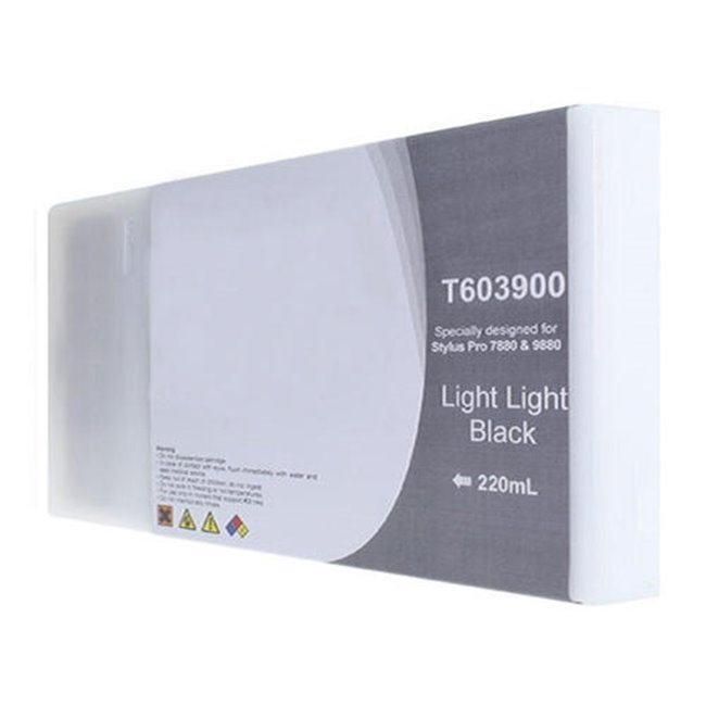 Tinteiro compatível Epson t6039 cinza claro tinta pigmentada c13t603900