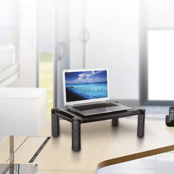 Suporte Riser XL para Monitor / Laptop Aisens - preto