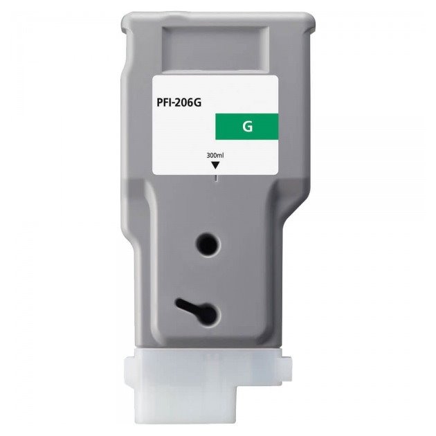 Tinteiro compatível canon pfi206 verde tinta pigmentada - pfi206g / 5310b001